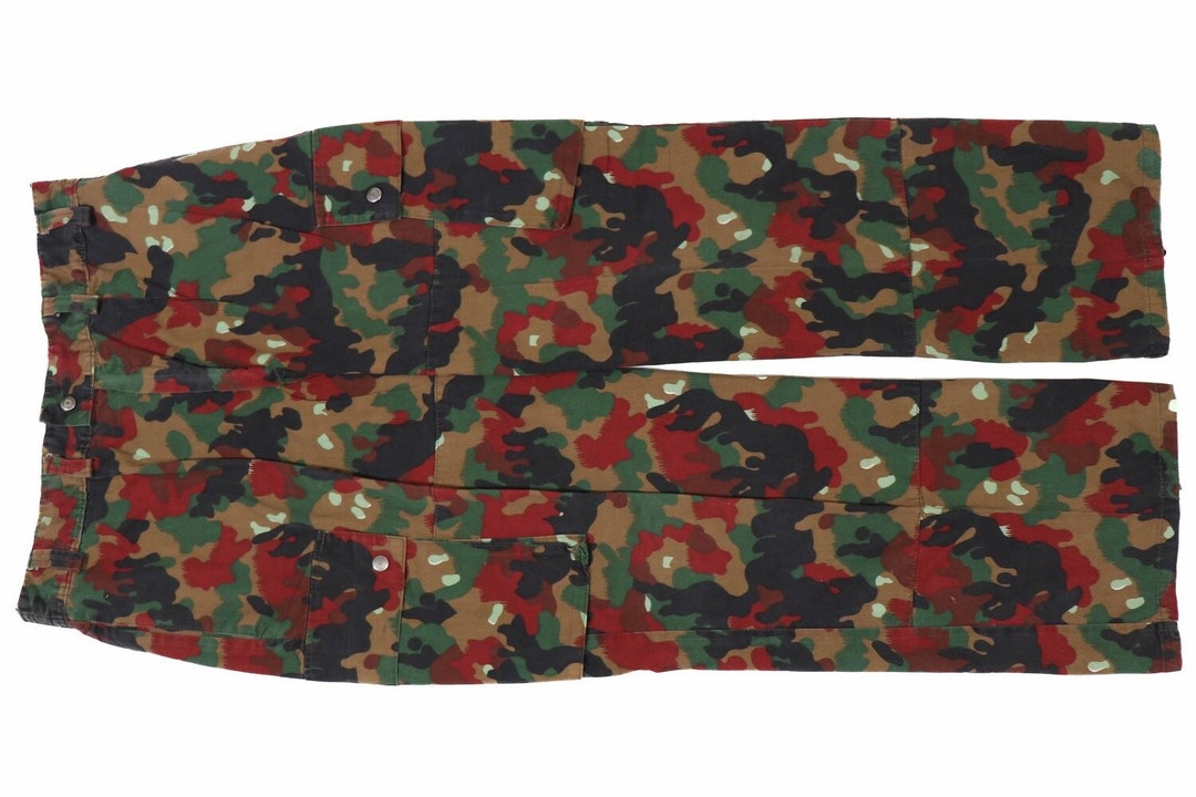 Small XLong (40/84) - Swiss Army Alpenflage M83 Combat Pants