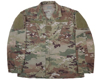Uniforme de combate multicámara OCP militar de EE. UU., chaqueta de campo, camisa, uniforme de combate del ejército, parte superior del ejército