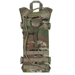 Authentic U.S Army Molle II Hydration Carrier System OCP Multicam Woodland Camo Military Surplus Field Water Pack Backpack With Bladder