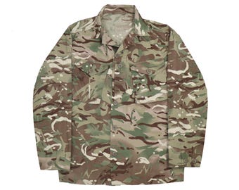 Authentic British Army MTP Barracks Field Shirt Jacket Uniform Shirt Great Britain Military Uniform Field Gear Surplus UK