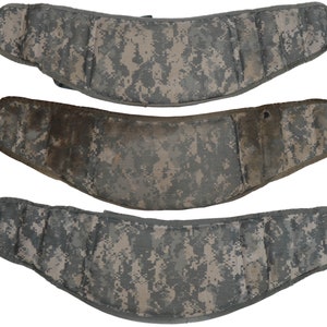 Authentic U.S Army Molle II Large Rucksack Waist Belt Padded Molded ACU UCP Digital Camo Military Surplus Field Gear Tactical Assault