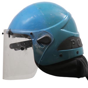 Vintage Motorcycle Police Helmet - Etsy
