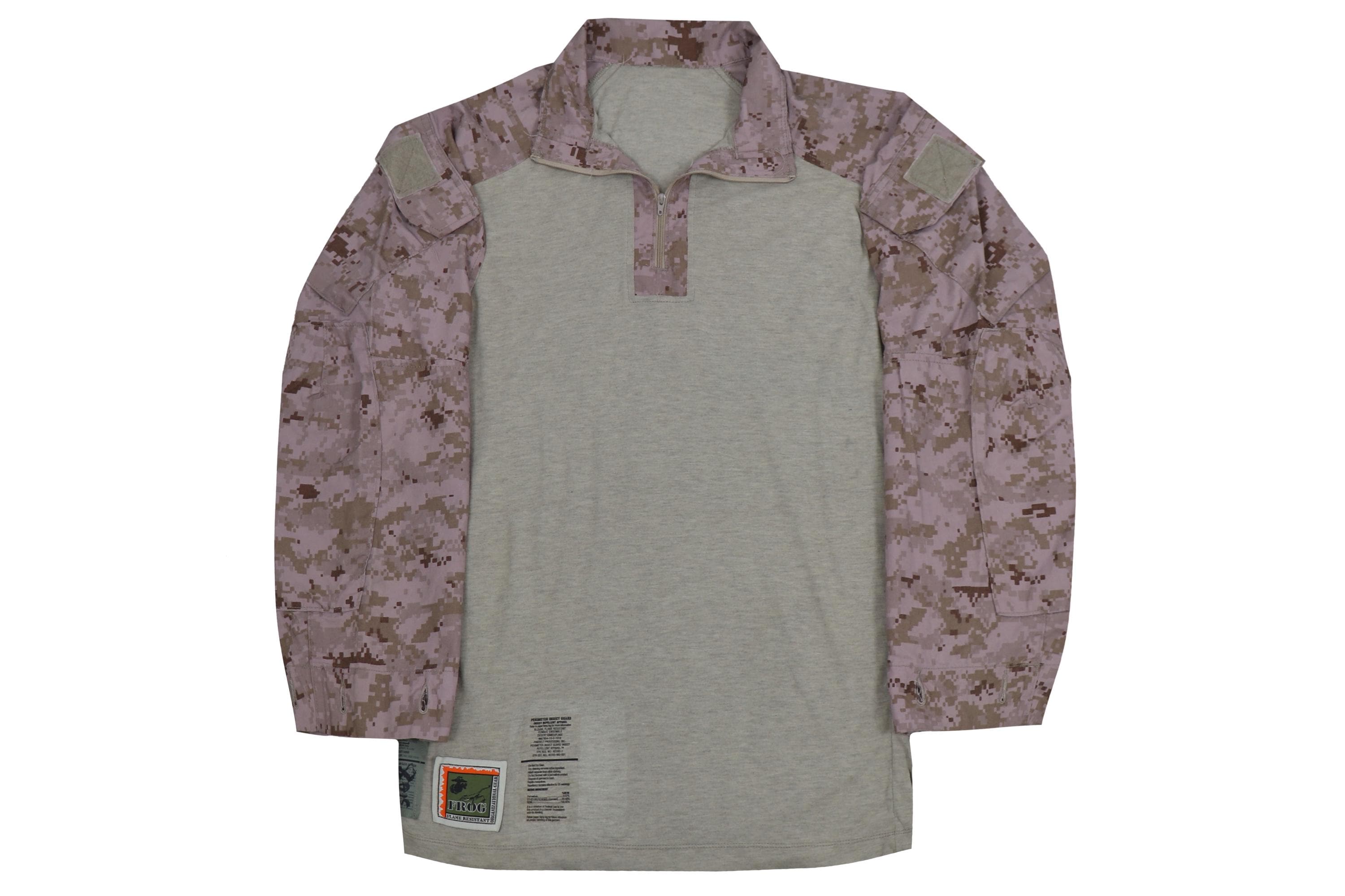 US Marine Corps Desert Marpat FROG Combat Ensemble Shirt USMC Top