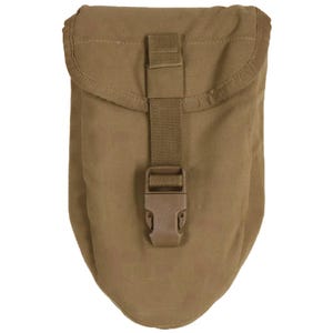Authentic U.S Marine Corps Entrenching Tool Carrier Pouch Molle II Shovel E-Tool Cover Coyote Brown USMC