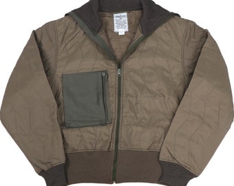 Vintage Military Quilted Liner Jacket Oversized Green Quilt Vintage Military Quilted Liner Jacket Oversized Green Quilt