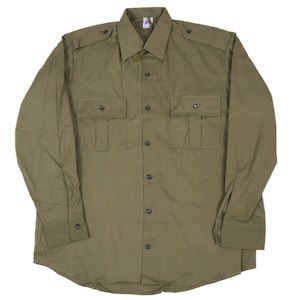 Authentic Romanian Army Olive Camo Field Jacket Shirt Military M90 M93 M94 Army Surplus Military Coat Shirt Jacket Uniform