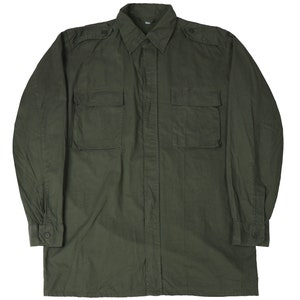 Authentic Croatian Military Field Shirt Olive Green BDU Army