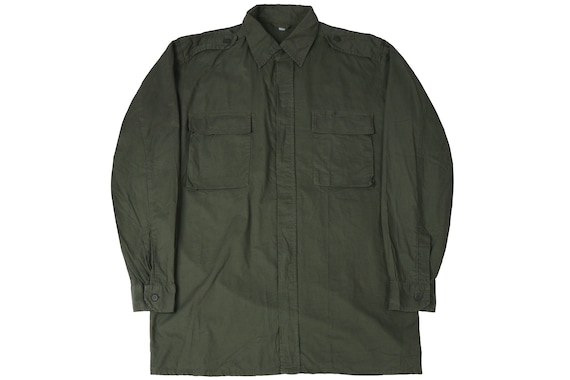 本物のクロアチア軍フィールドシャツ オリーブグリーン BDU アーミー