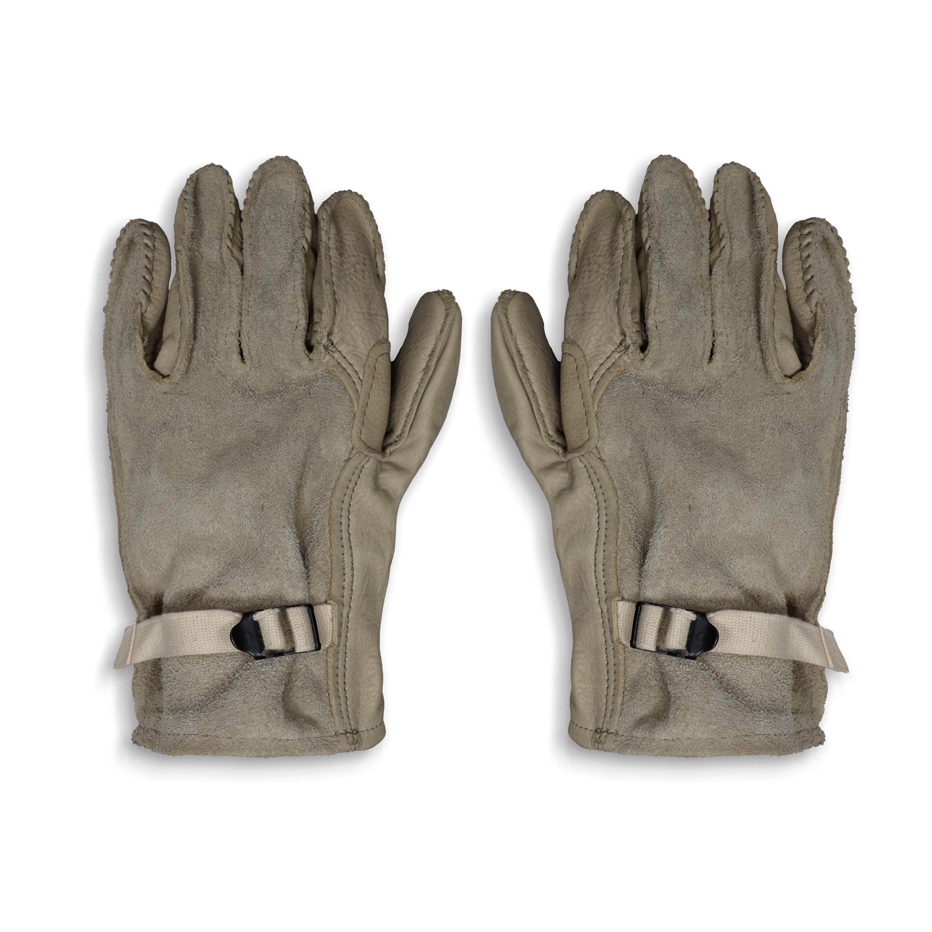 Authentic US Military Leather Cattlehide Heavy Duty Work Gloves
