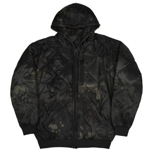 Gear Rack Woobie Jacket Full Zip Hoodie Multicam Black OCP Woodland Cold Weather