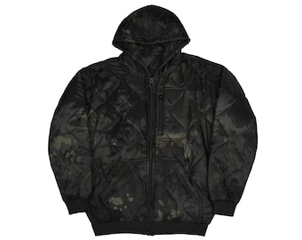 Zahnräder Rack Woobie Jacke Full-Zip Hoodie Multicam Schwarz OCP Woodland Kaltes Wetter