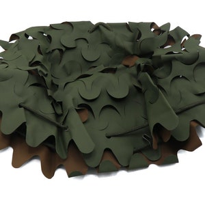 Authentic French Army F1 Helmet Net Cover Reversible Camo Military Surplus Uniform Camouflage Helmet Cover Salade Leaf