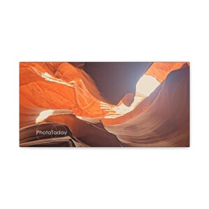 Stunning Desert Landscape, Canvas Color Print, Gift for Nature Lovers, Southwestern Prints, Slot Canyons Page, Arizona, Desert Photography