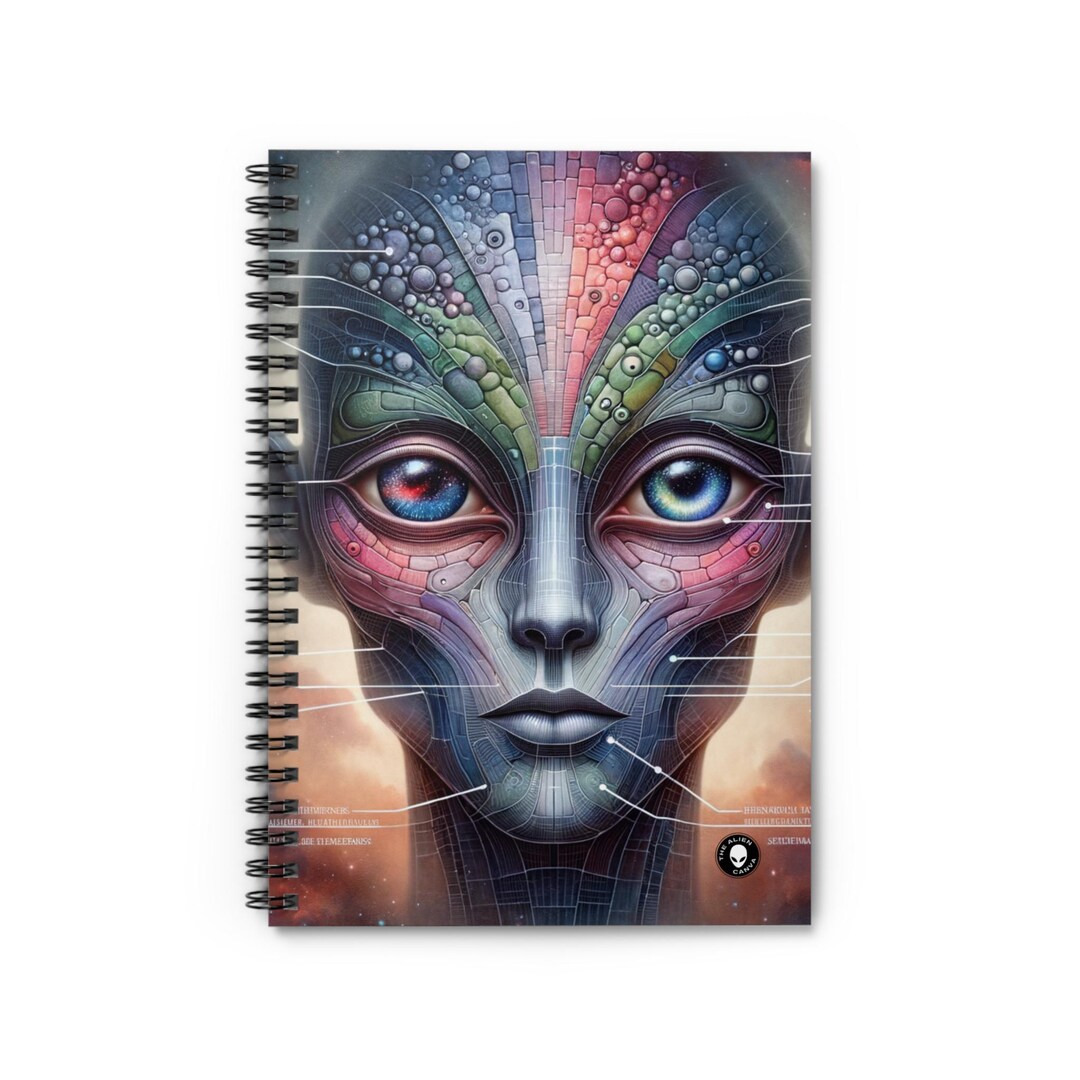 Subtle Alien Features on Human Faces - the Alien Spiral Notebook (ruled ...