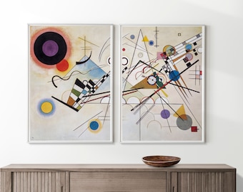 Wassily Kandinsky, Composition VIII, Modern Abstract Wall Art, Gallery Wall, Instant Download