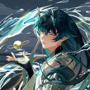 FREE SHIPPING | Danheng Imbibitor Lunae Poster| Honkai Star Rail | Fanart
