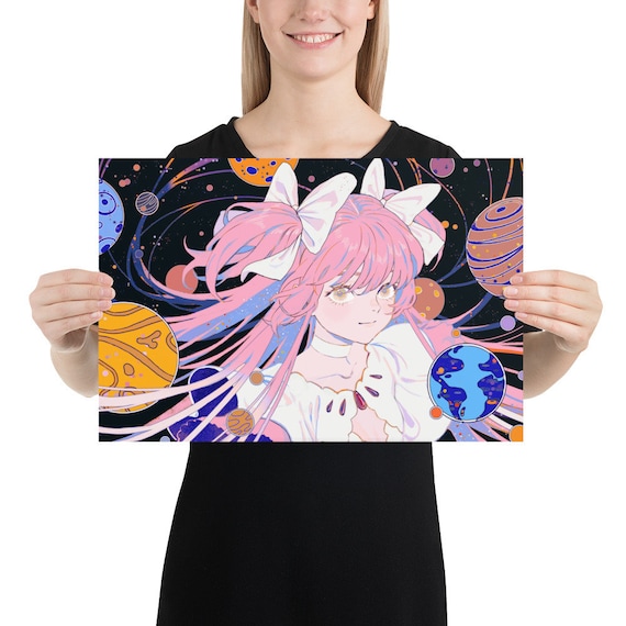 FREE SHIPPING | Madoka Magica Poster | Fanart - Etsy