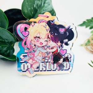 FREE SHIPPING | Ame chan Keychain | Needy Streamer Overload | Holographic Finish | Keychain