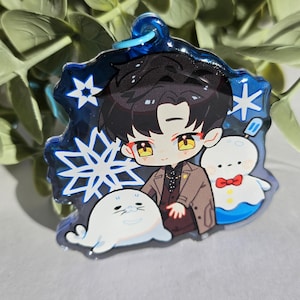 9/5 - 9/7 40% OFF  | Zayne Keychain | Love and Deepspace | Gel Finish | Keychain
