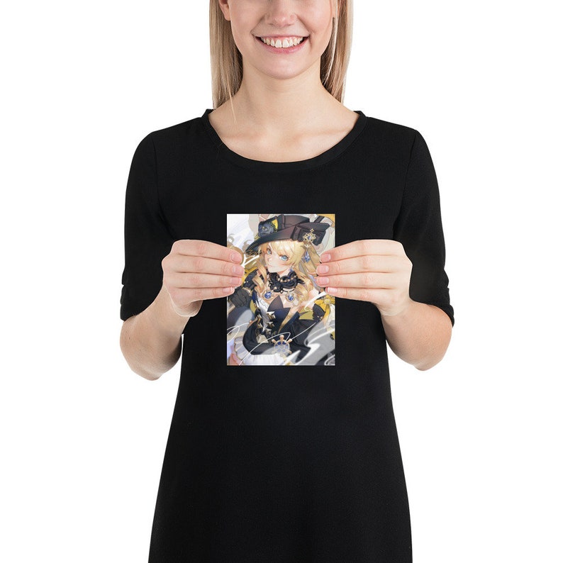 Navia Poster Genshin Wirkung Fanart Etsy.de