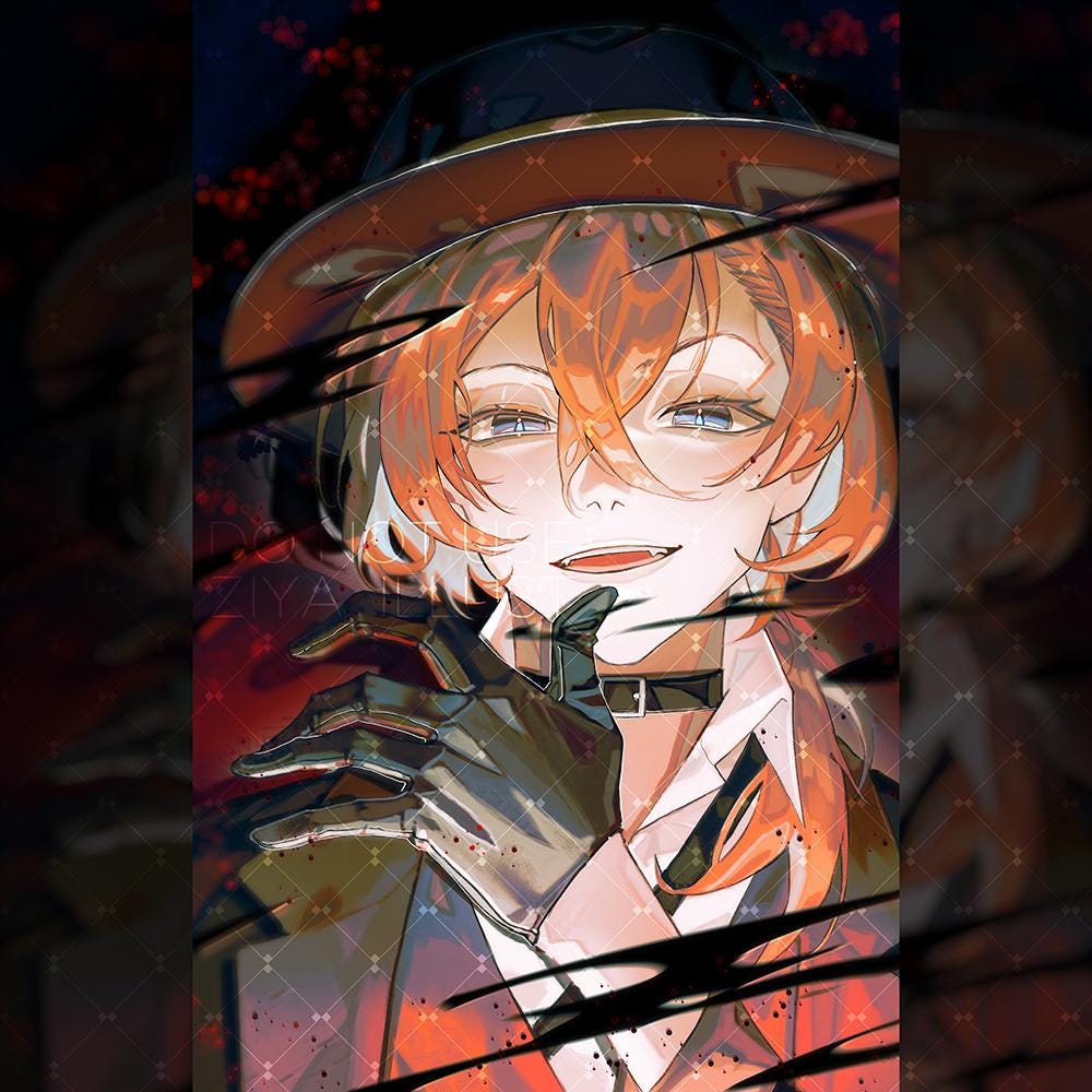 送料無料 |中原中也ポスター |文豪ストレイドッグス | 文豪ストレイ