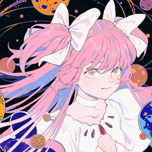 FREE SHIPPING | Madoka Magica Poster | Fanart