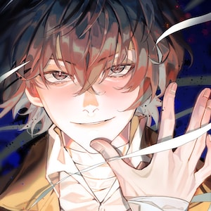 FREE SHIPPING | Osamu Dazai Poster | Bungo Stray Dogs | Fan Art