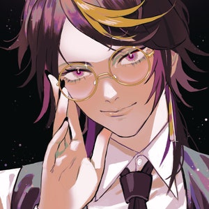 FREE SHIPPING | Shu Yamino Poster | Luxiem | Fanart