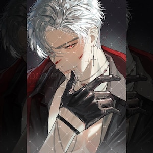 FREE SHIPPING | Vampire Sylus Poster | Love and Deepspace | Fanart