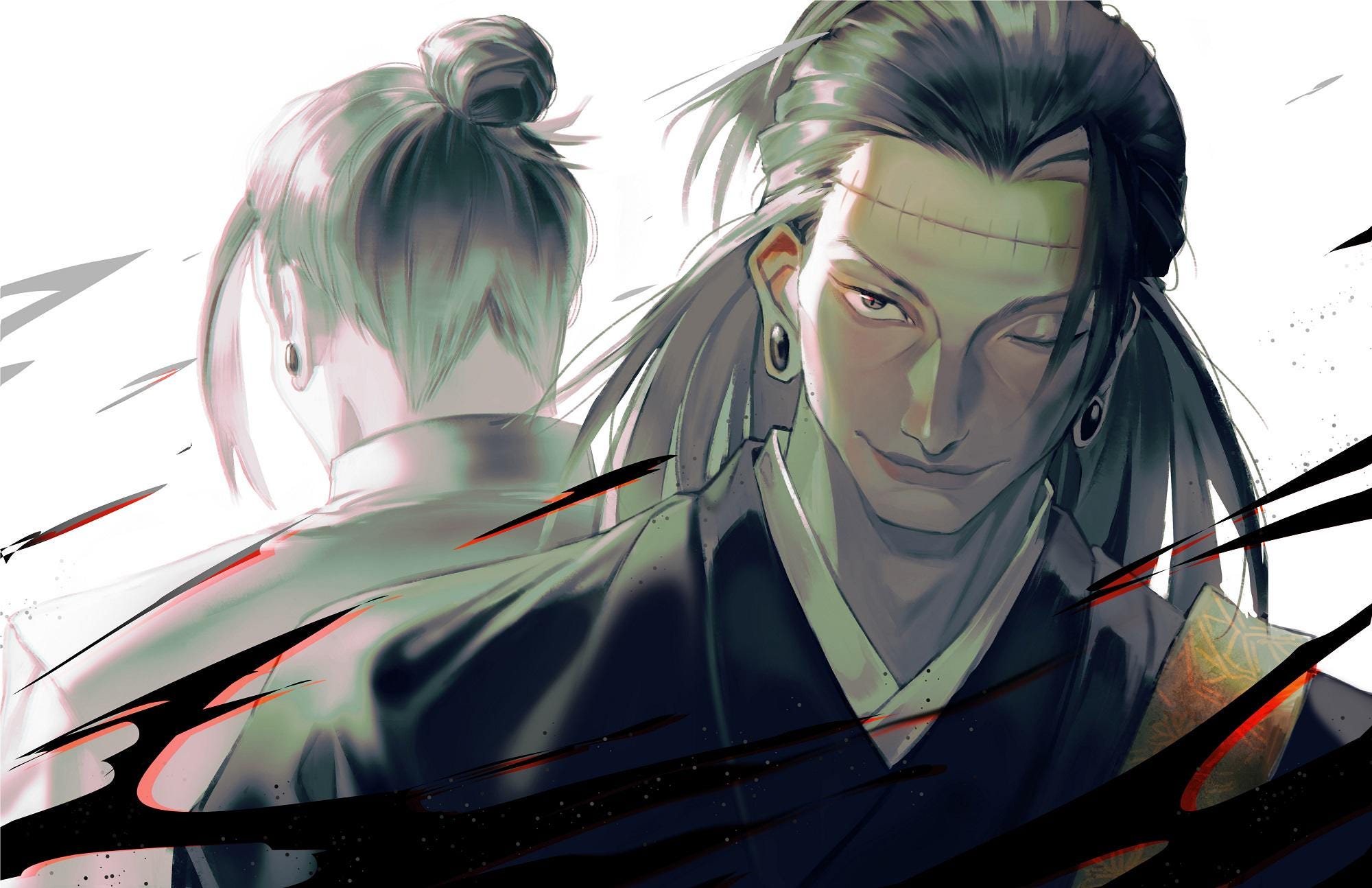 FREE SHIPPING | Kenjaku Poster | Jujutsu Kaisen | Fanart - Etsy