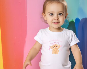 Best little sister ever! T shirt for baby or toddler. Infant Fine Jersey Tee