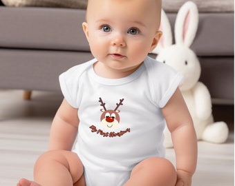 My First Christmas Baby or Toddler Body Suit.