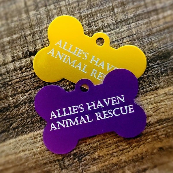Bulk Engraved Dog Tags Etsy