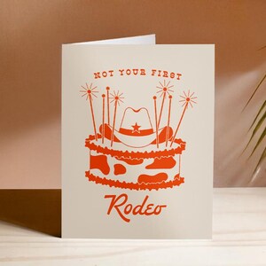 Rodeo | Birthday card | Digital download | Instant | Printable