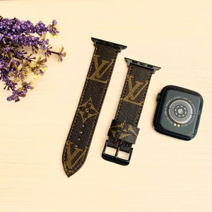 etsy apple watch band louis vuitton