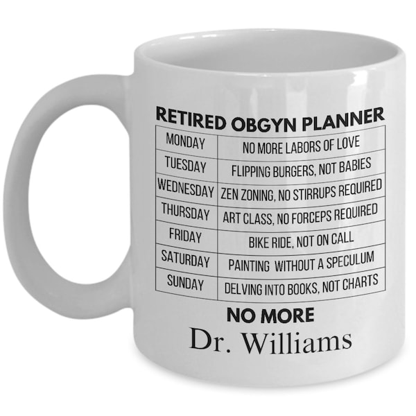 Obgyn Retirement Personalized - Etsy