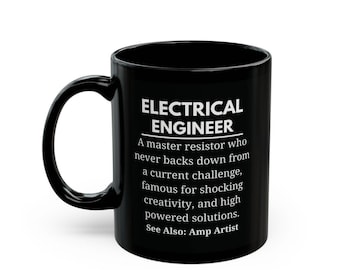 Mug drôle d'ingénieur électricien : créativité choquante, cadeau STEM