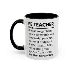 Pe Teacher Gift, Male Teacher Mug, Funny Teacher Mug, Pe Coach Gift, Sports Teacher Gift, Gym Teacher Present, Physical Education Gift