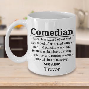 Comedian Definition Mug: Funny Humorist Gift