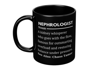 Nephrologist Mug, Kidney Doctor Gift, Nephrology Present, Renal Specialist Item, Kidney Health Cup,