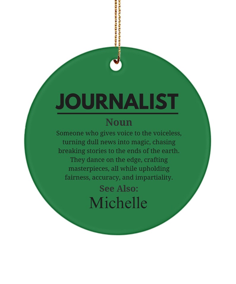 Printed Perfection Personalized Photographer - Female Christmas Bulb