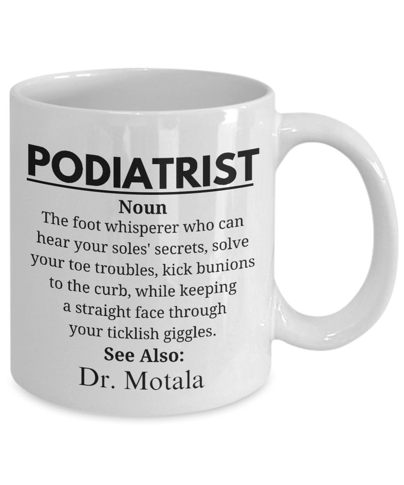Podiatrist Gift, Personalized Mug, Foot Doctor Gift, Foot Specialist