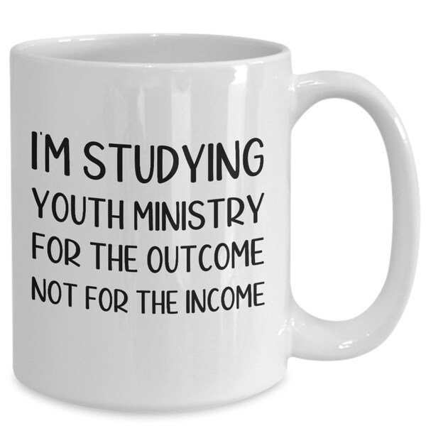 Youth Minister Mug, Future Minister, Christian Mug, Religious Gift, Ministry Student, Pastor Gift, Church Leader Gift, Bible Study Gift