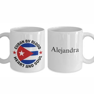 Cuban Mug, Custom Cuba Mug, Cuban Coffee Mug, Cuban Gift, Cuban Heritage Gift, Cuba Pride Gift, Cuban Ancestry Gift, Cuba Love Mug