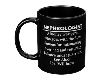 Nephrologist Mug, Personalized Kidney Doctor Gift, Nephrology Present