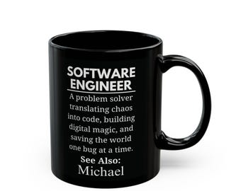 Software Engineer Mug, Custom Engineer ing Cup, Software Developer Gift, Programmer Present, Codi It Professional Keepsake