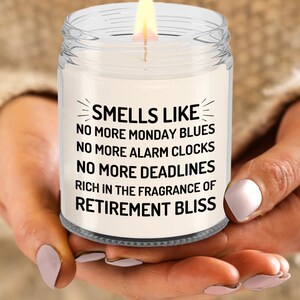 Retirement Gift, Retirement Candle, Farewell Gift,  Boss Retirement, New Chapter Gift, Funny Retirement Gift, Goodbye Gift, Pension Present