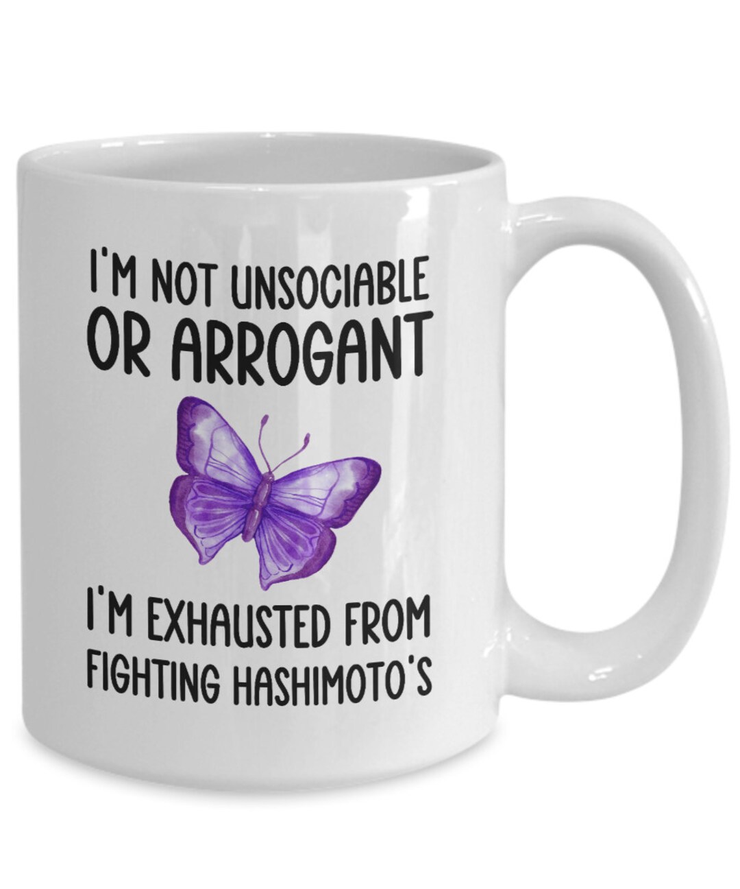 Thyroid Cancer Survivor Gift Mug - Funny Coffee Cup For Hashimoto's Disease & Surgery