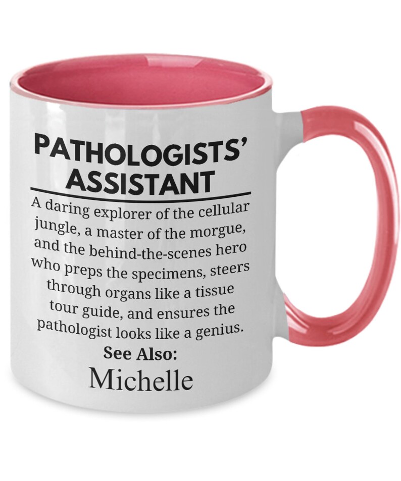 Pathologist Assistant Mug, Personalized Gift, Lab Technician Mug