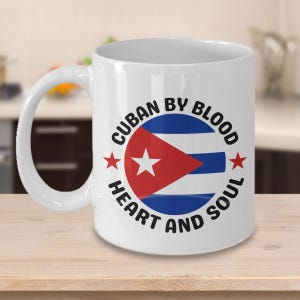 Cuban Mug, Cuban Flag Mug, Gift For Cubans, Cuba Pride Gift, Cuban Coffee Mug, Havana Souvenir, Cuban Heritage Gift, Latin America Mug